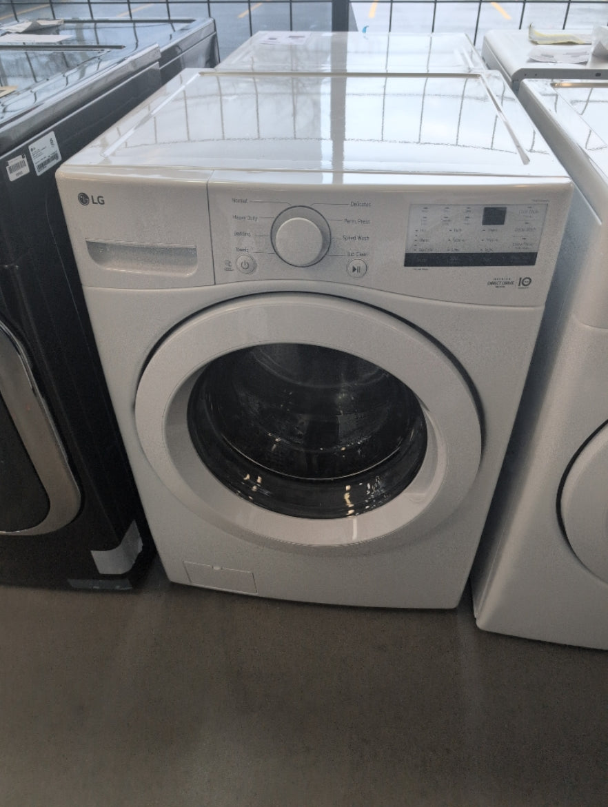 WM3400CW - WASHERS - LG - Front Load - White - Open Box - BonPrix Électroménagers