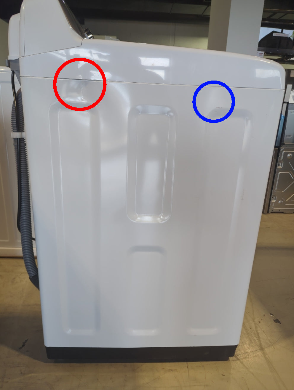 WA46CG3505AW - LAVEUSES - Samsung - Chargement Vertical - Blanc - Boîte Ouverte