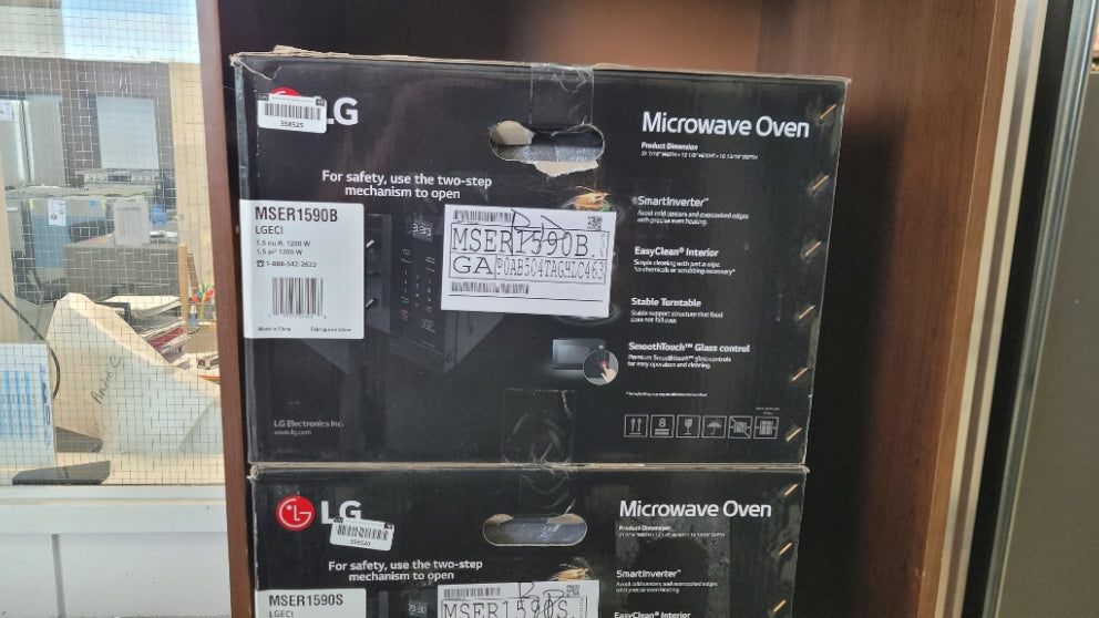 MSER1590B - MICROWAVES OVENS - LG - Countertop - Black - Open Box - BonPrix Électroménagers