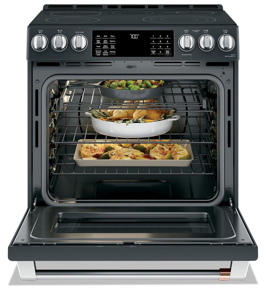 CCES700P3MD1 - RANGES - Café - Electric - Black - Open Box - BonPrix Électroménagers