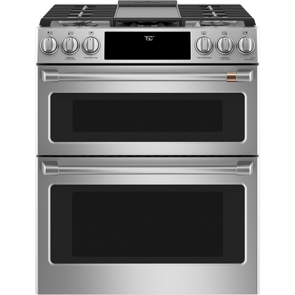 CCES750P2MS1 - RANGES - Café - Gas - Stainless Steel - Open Box - BonPrix Électroménagers