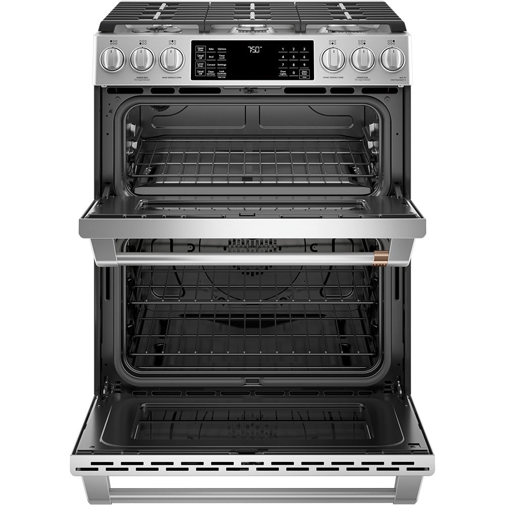 CCES750P2MS1 - RANGES - Café - Gas - Stainless Steel - Open Box - BonPrix Électroménagers