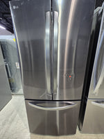LRFNS2200D - REFRIGERATORS - LG - French 3-Door - Black Stainless - Open Box