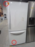 LRDNS2200W - REFRIGERATORS - LG - Bottom Freezer - White - Open Box - BonPrix Électroménagers
