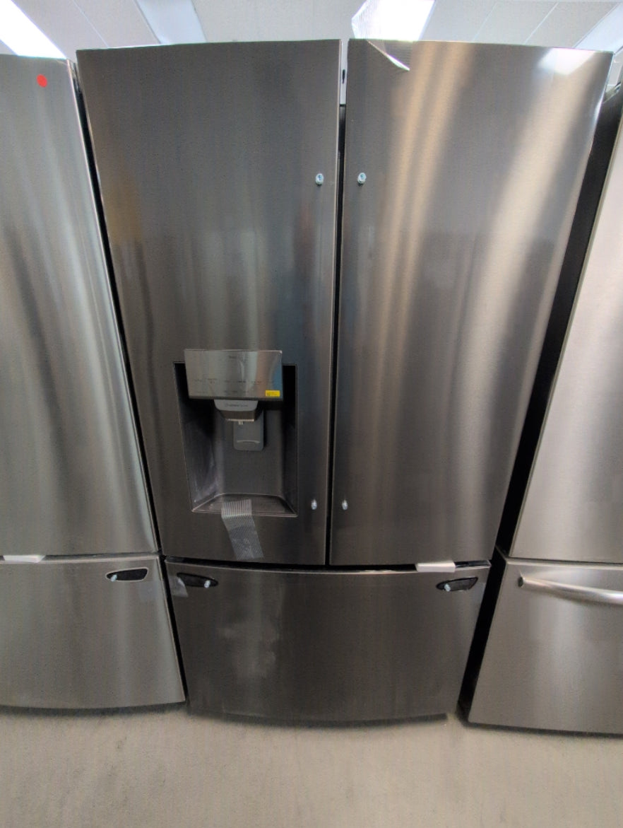 LRFS28XBD - REFRIGERATORS - LG - French 3-Door - Black Stainless - Open Box
