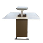 Cinetico Smart Dining Table in White, 5.3 cu.ft fridge and freezer with Bluetooth control - BonPrix Électroménagers