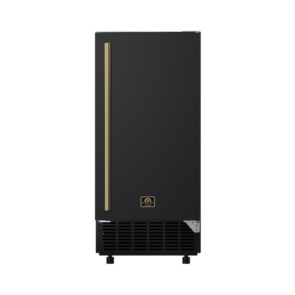 Cristallo 15 Inch Freestanding/Undercounter Ice maker, 79.4 lbs Cubed Ice daily, 12 kg / 26.5 lbs ice bin, Black - BonPrix Électroménagers