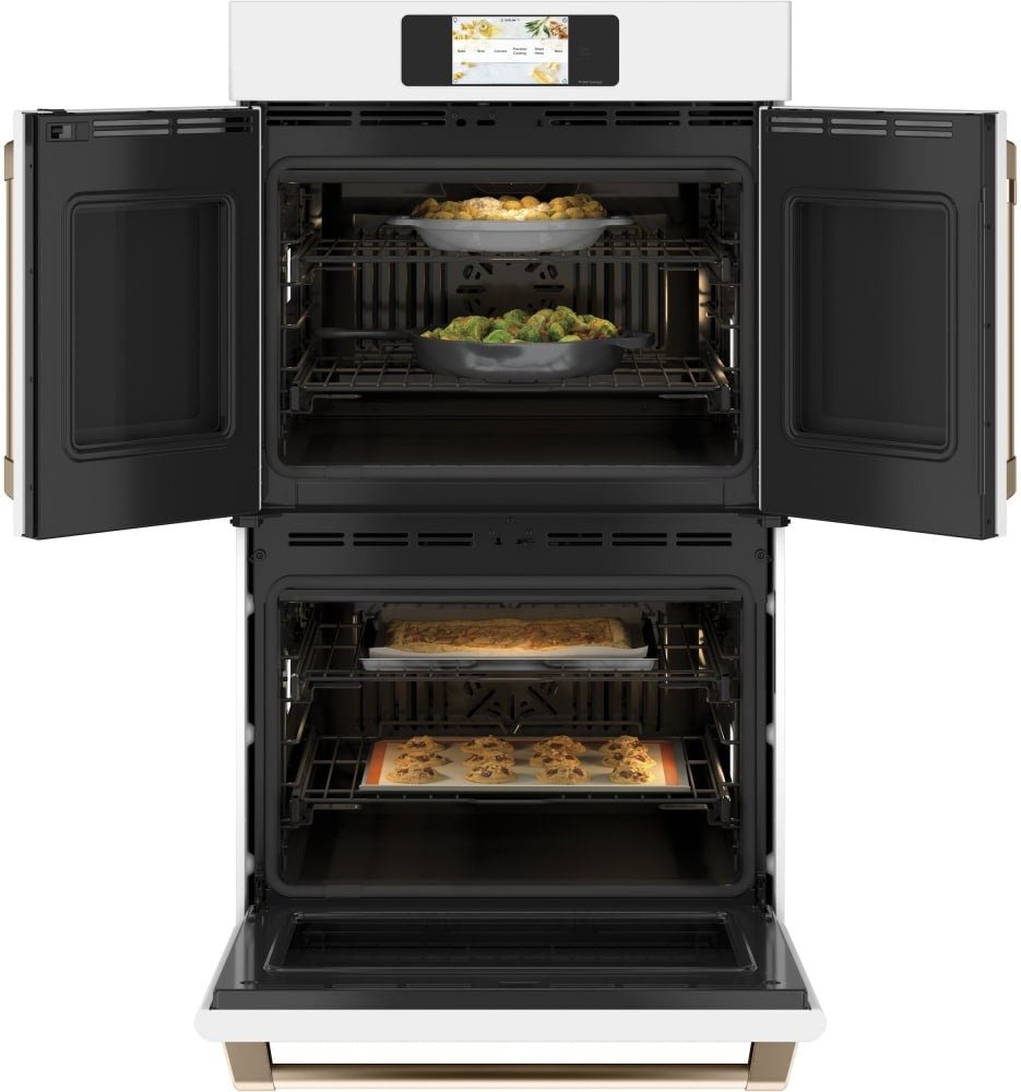 CTD90FP4NW2 - WALL OVENS - Café - Double Oven - Matte White - Open Box - BonPrix Électroménagers