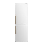 Custodia 24" Bottom Freezer, 10.3 cf., Right Swing, Total No frost, White, Antique Brass handles - BonPrix Électroménagers