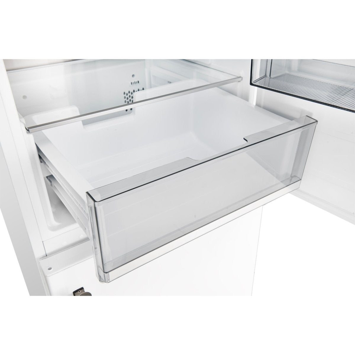 Custodia 24" Bottom Freezer, 10.3 cf., Right Swing, Total No frost, White, Antique Brass handles - BonPrix Électroménagers