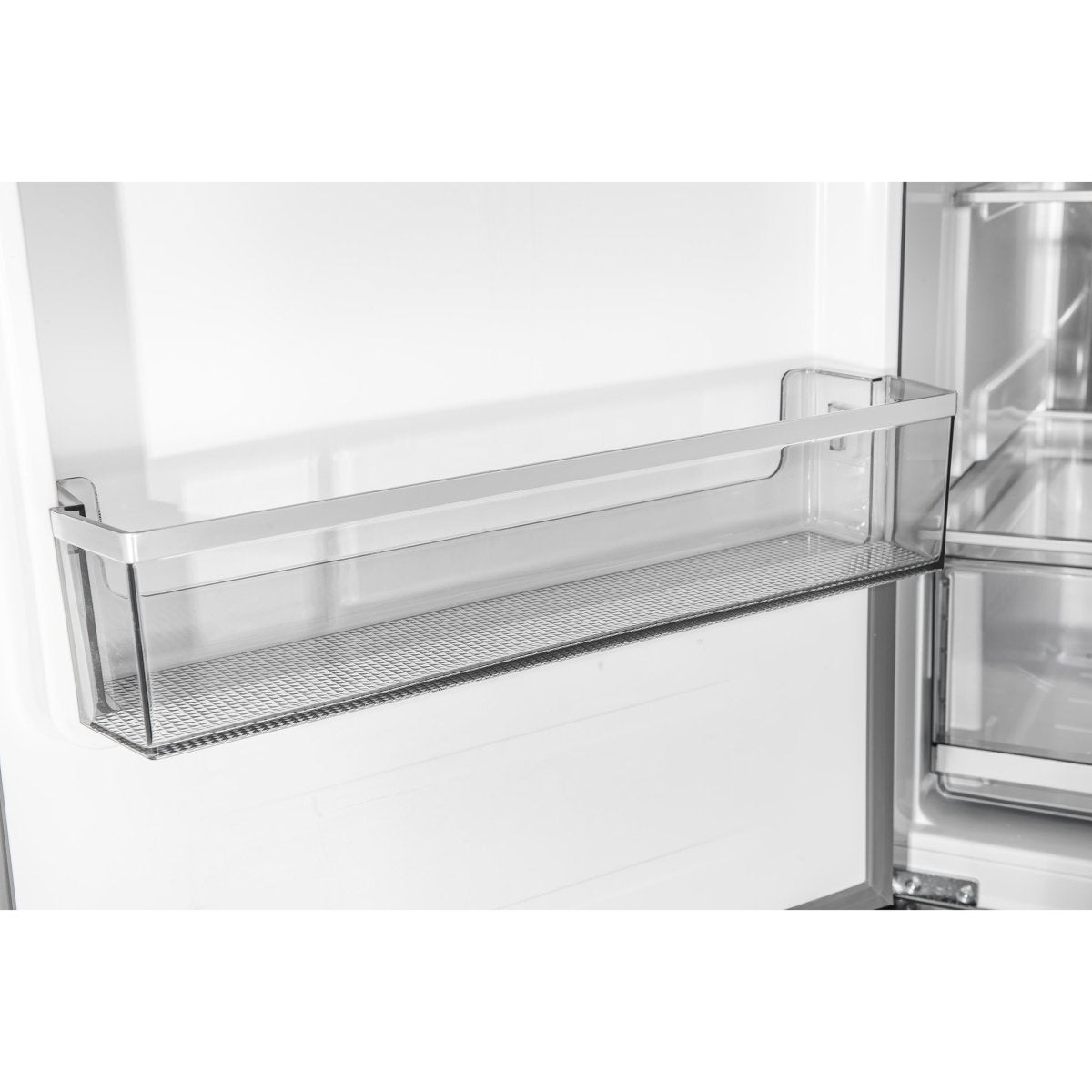 Custodia 48" Bottom Freezer combo, 20.6 cf., Ice Maker, Total No frost, Black, Antique Brass handles - BonPrix Électroménagers