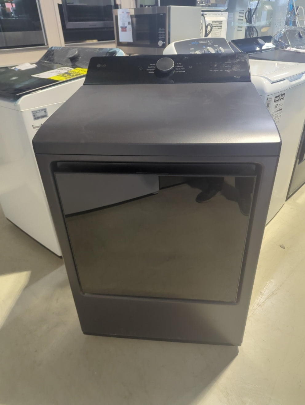 DLE8400BE - DRYERS - LG - Electric - Black - Open Box - BonPrix Électroménagers
