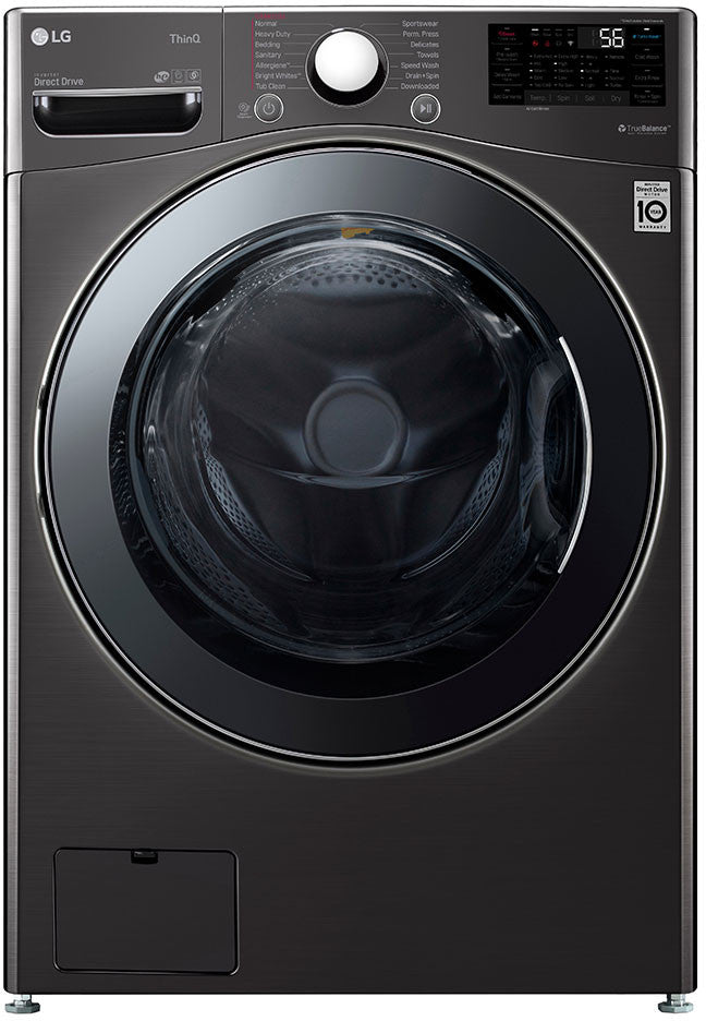 WM3998HBA - LAUNDRY CENTERS - LG - All-In-One - Black Stainless Steel - Open Box - LAUNDRY CENTERS - BonPrix Électroménagers