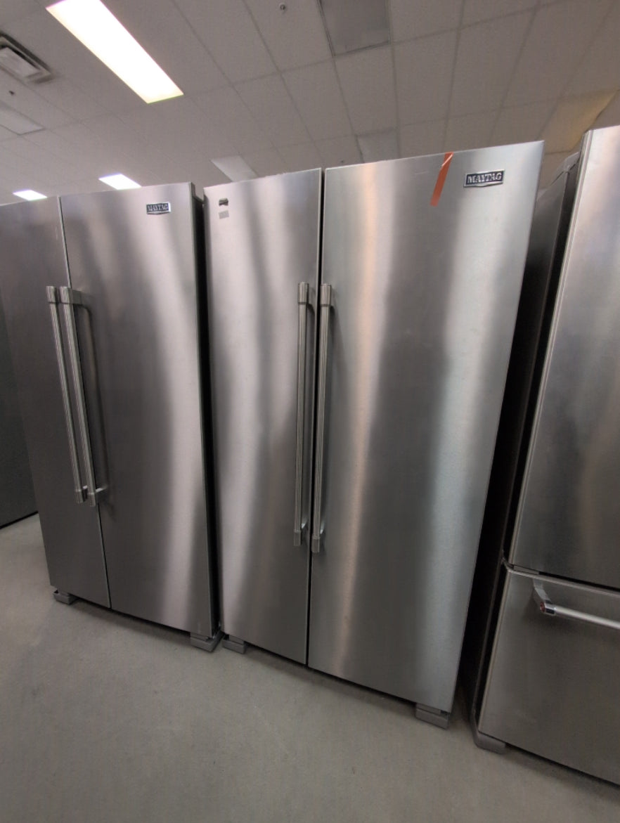 MSS25N4MKZ - REFRIGERATORS - Maytag - Side by side - Stainless Steel - Open Box - BonPrix Électroménagers