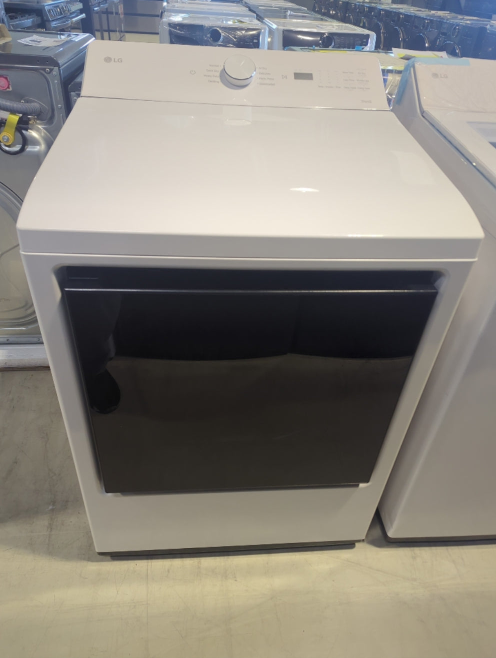 DLE8200W - DRYERS - LG - Electric - White - Open Box - BonPrix Électroménagers