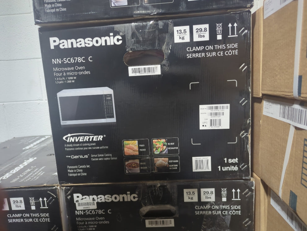 NNSC678CC - MICROWAVES OVENS - Panasonic - Countertop - Stainless Steel - Open Box