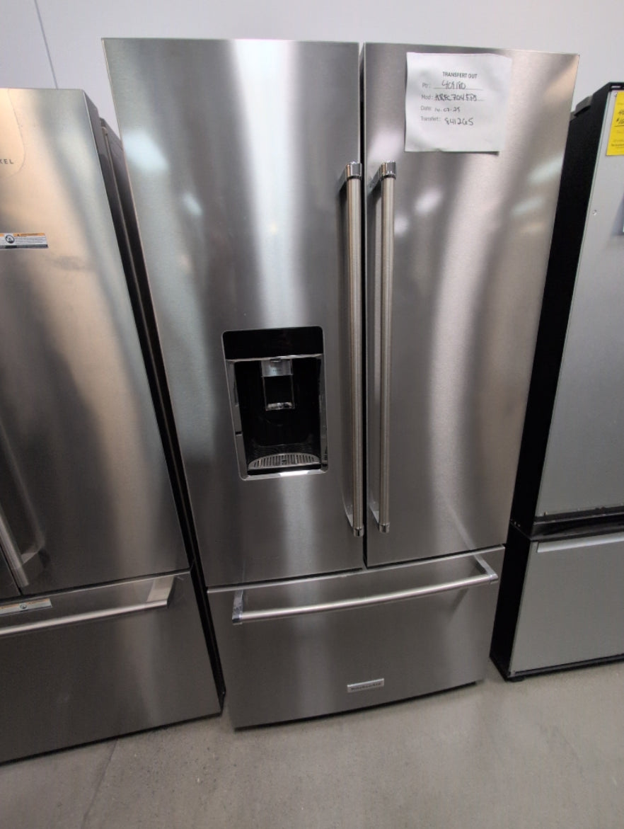 KRFC704FPS - REFRIGERATORS - kitchenAid - French 3-Door - Stainless Steel - Open Box - BonPrix Électroménagers