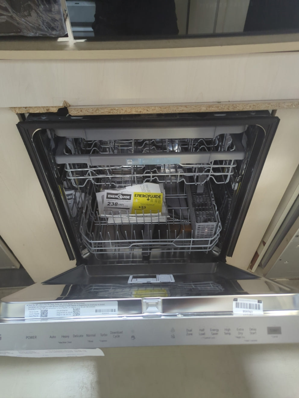 LDPN454HT - DISHWASHERS - LG - Top Controls - Stainless Steel - Open Box