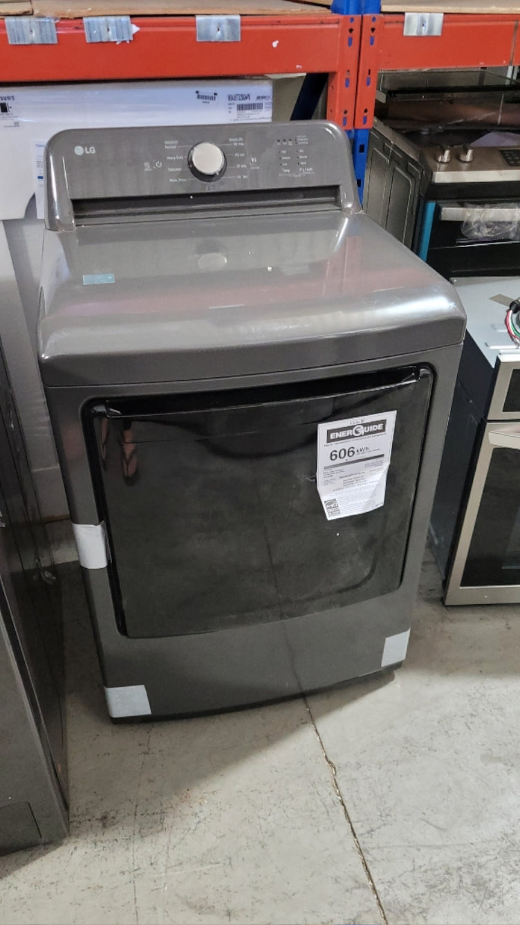 DLE6100M - DRYERS - LG - Electric - Chrome Shadow - Open Box - BonPrix Électroménagers