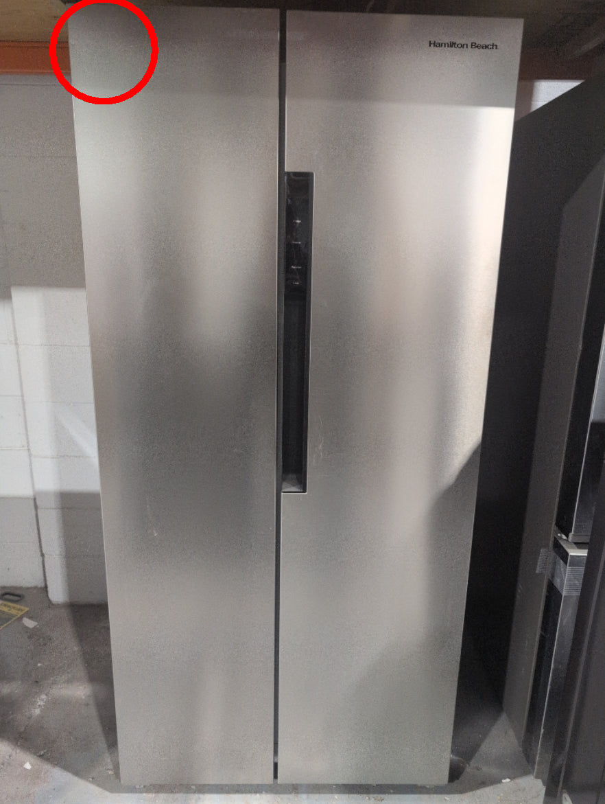 HBF-1558 - REFRIGERATORS - Hamilton Beach - Side by Side - Stainless Steel - Open Box - BonPrix Électroménagers