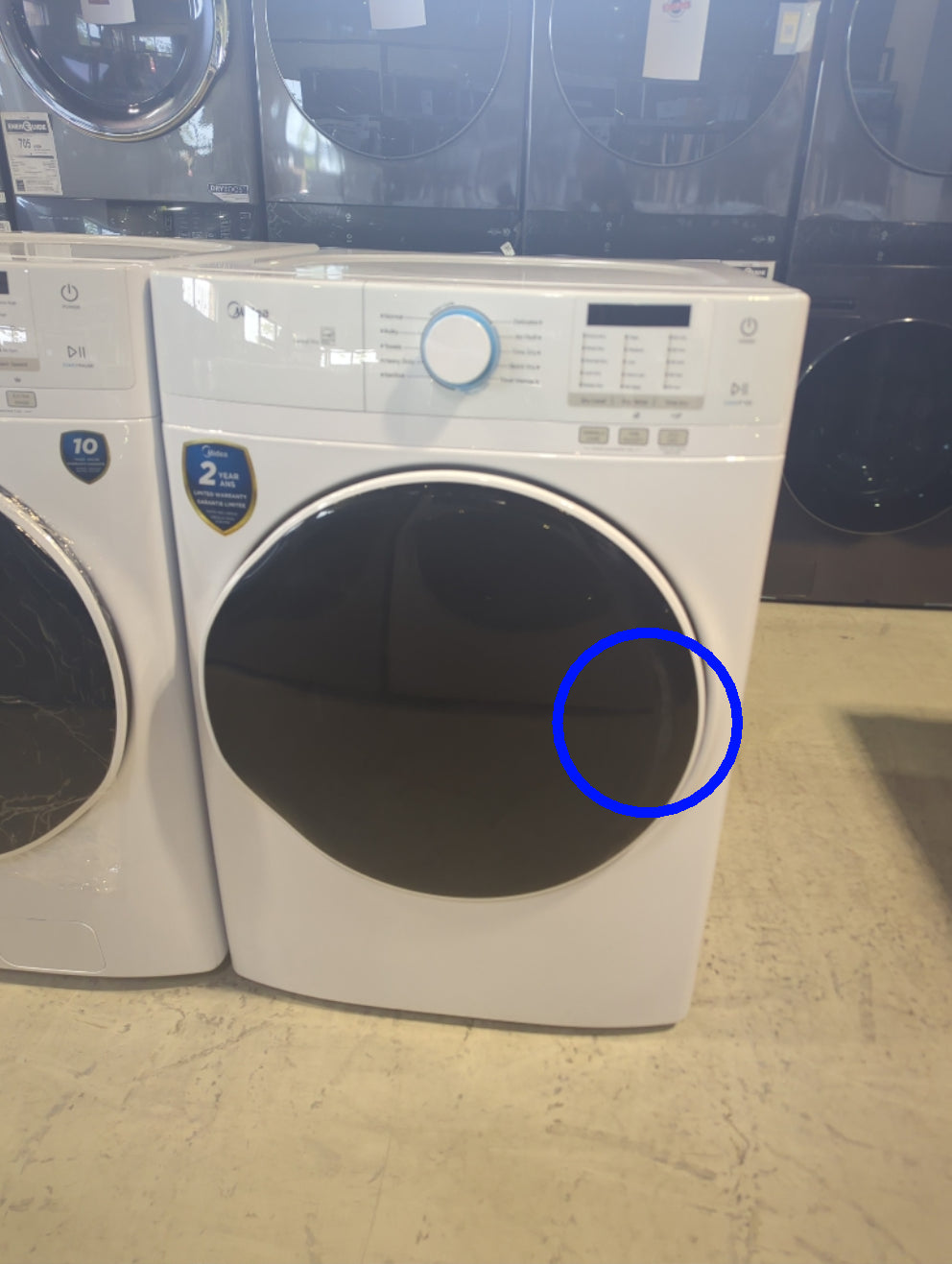 MLE52N5AWW - DRYERS - Midea - Electric - White - Open Box