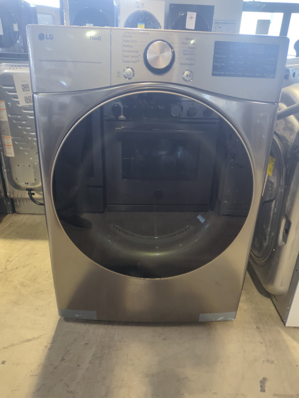 DLEX3850V - DRYERS - LG - Electric - Grey - Open Box - BonPrix Électroménagers