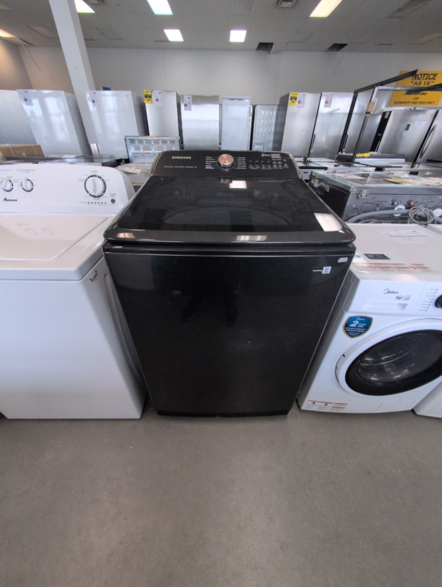 WA54CG7550AV - WASHERS - Samsung - Top Loading - Black - Open Box - BonPrix Électroménagers