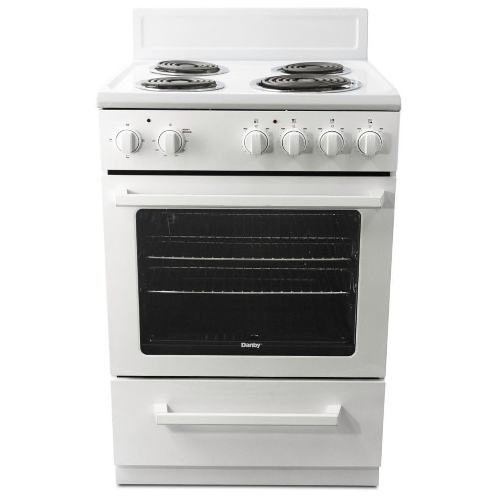 DERM240WC - RANGES - Danby - Electric - White - Open Box - BonPrix Électroménagers