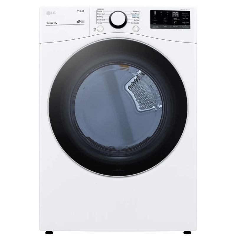 DLE3600W - DRYERS - LG - Electric - White - Open Box - BonPrix Électroménagers