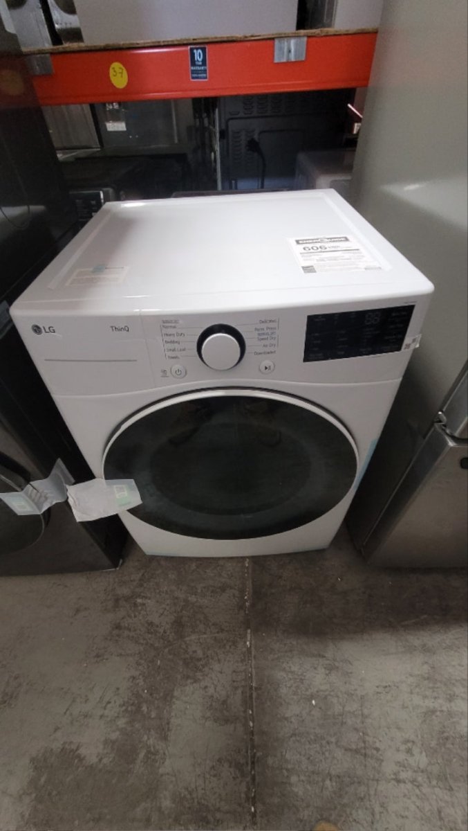 DLE3600W - DRYERS - LG - Electric - White - Open Box - BonPrix Électroménagers