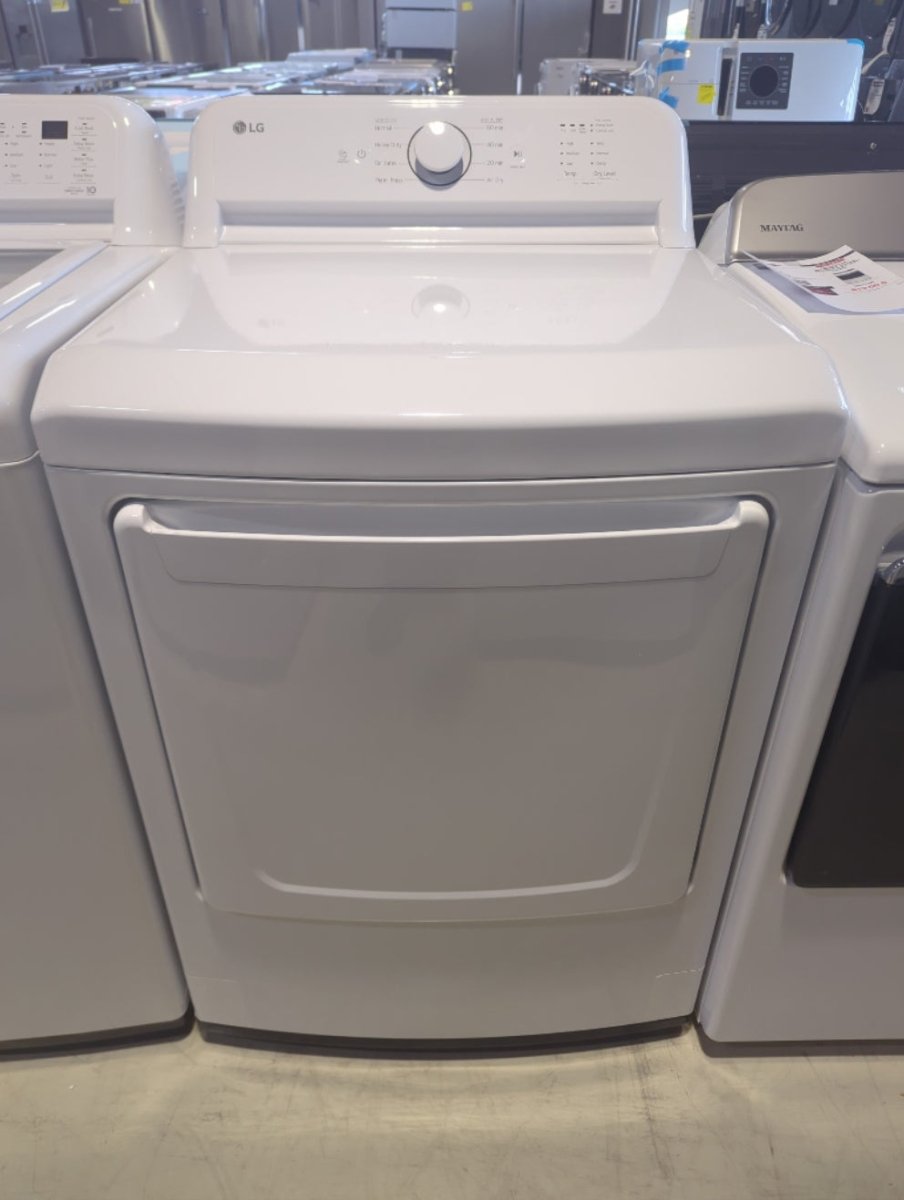 DLE6100W - DRYERS - LG - Electric - White - Open Box - BonPrix Électroménagers
