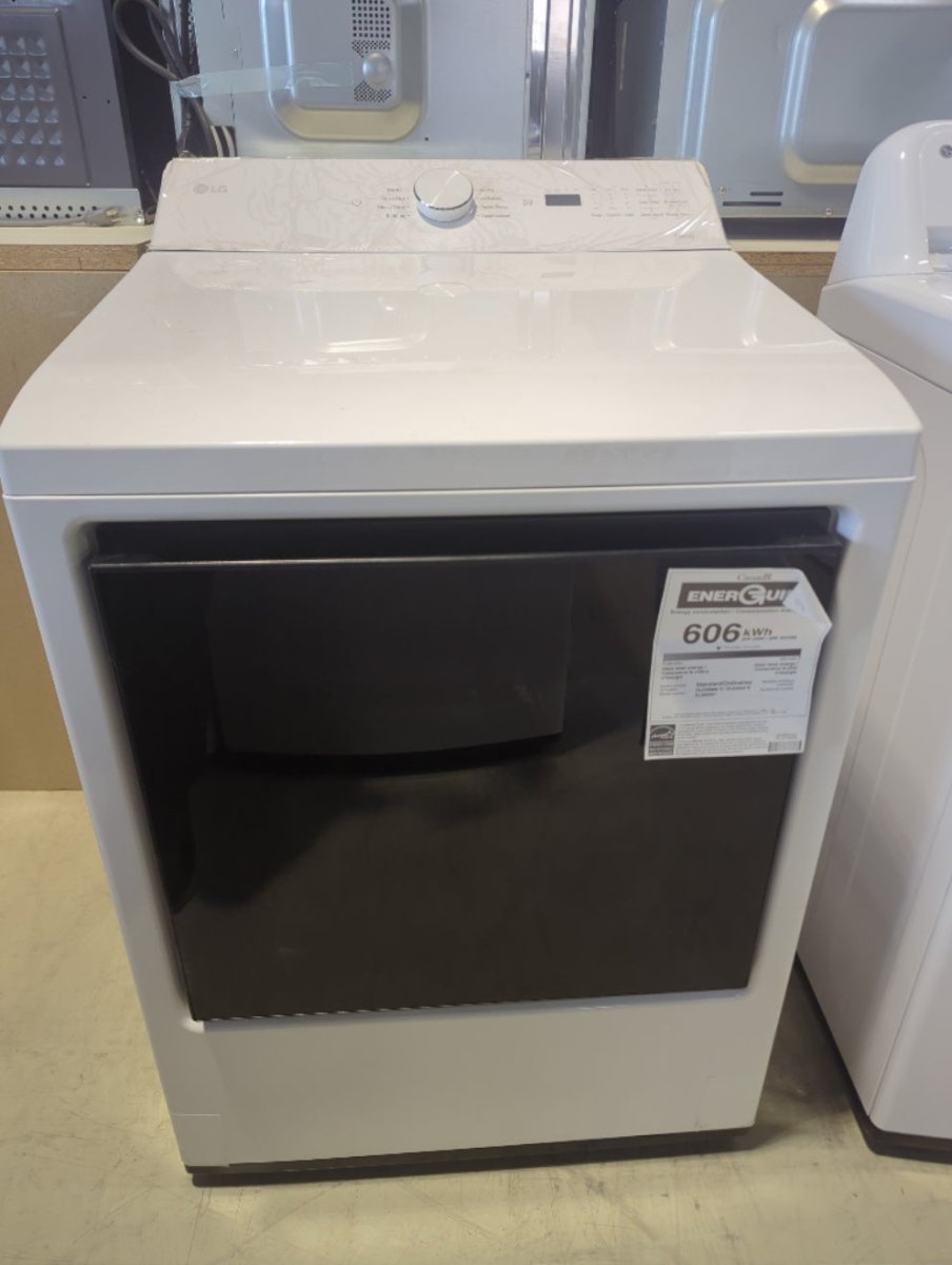 DLE8200W - DRYERS - LG - Electric - White - Open Box - BonPrix Électroménagers