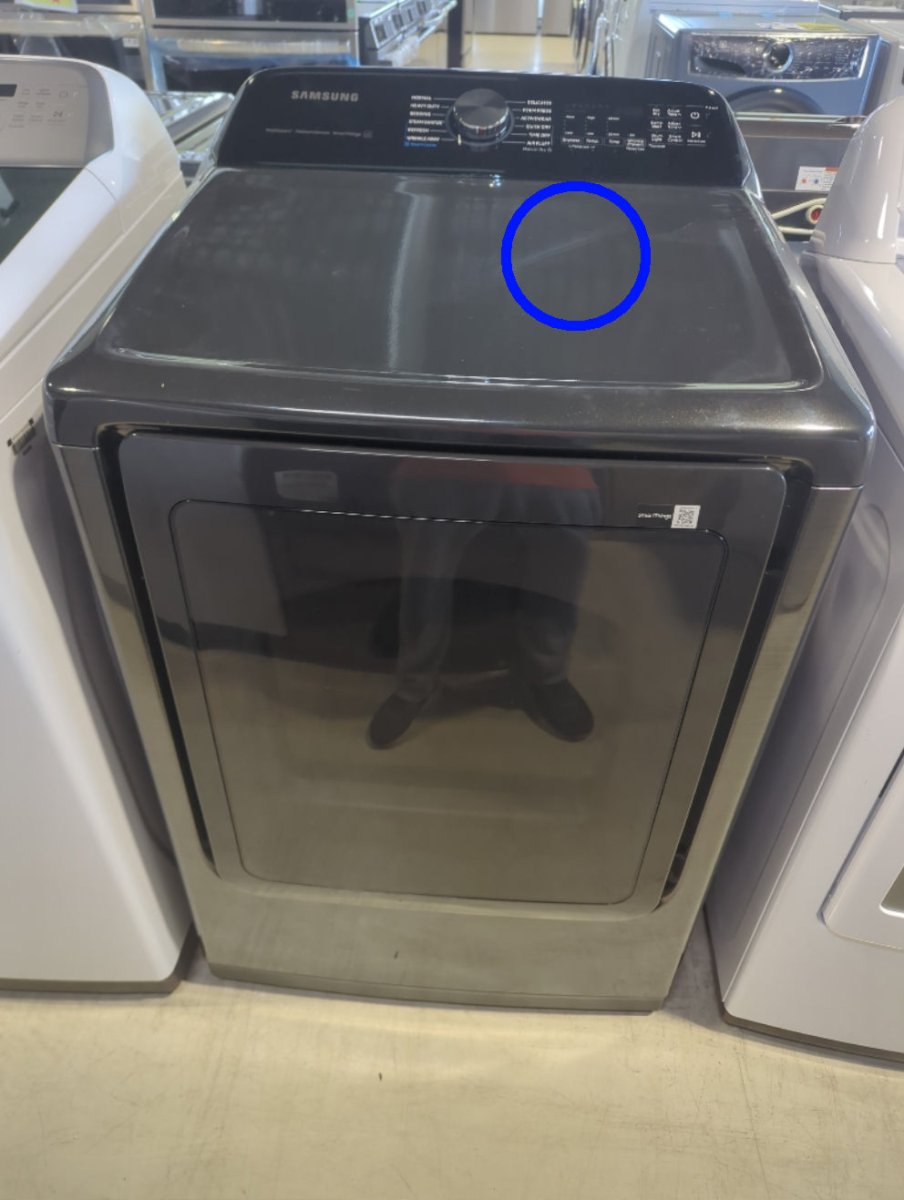 DVE50A5405V - DRYERS - Samsung - Electric - Black Stainless - Open Box - BonPrix Électroménagers