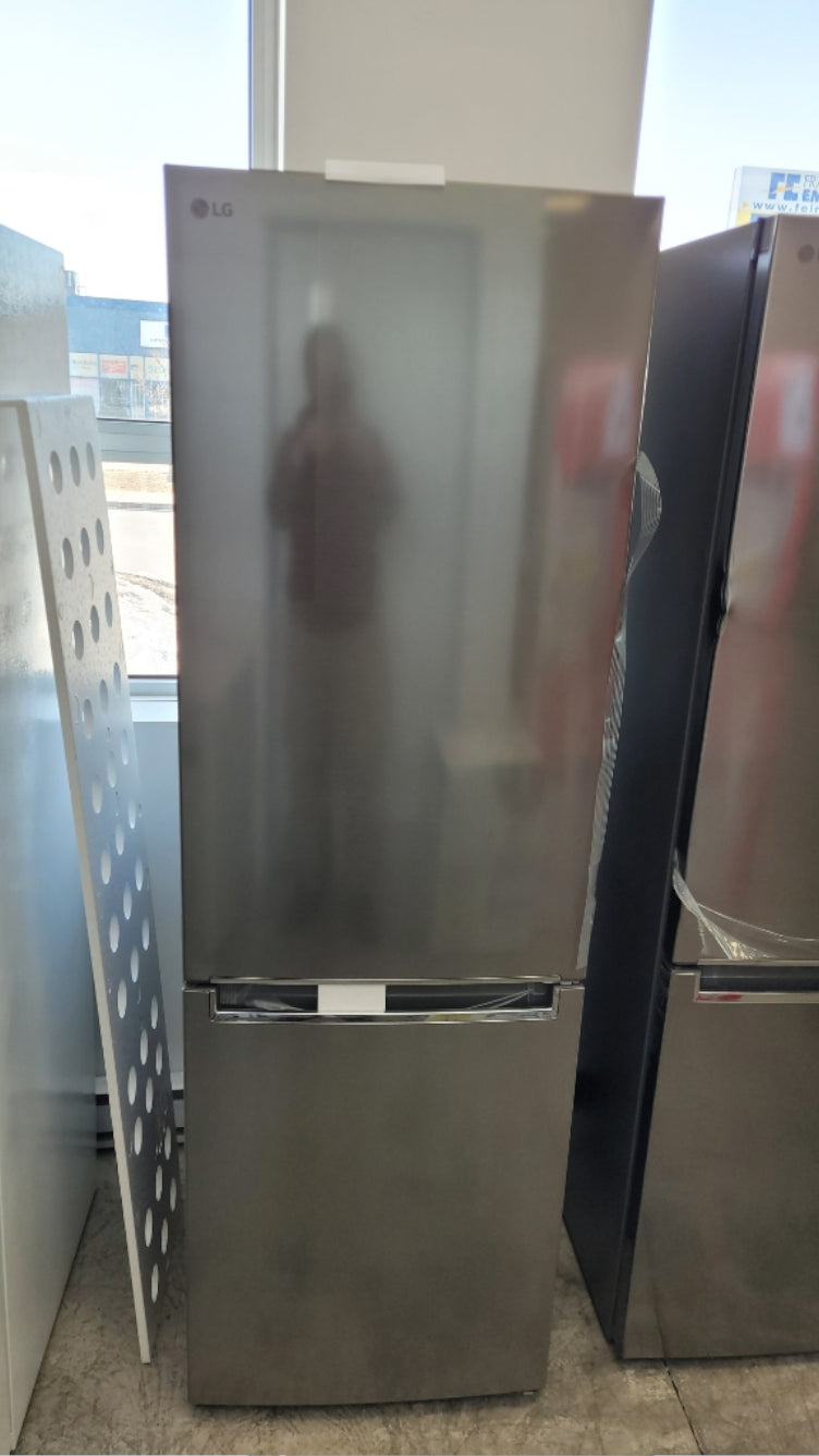 LBNC12231V - REFRIGERATORS - LG - Bottom Freezer - Silver - Open Box - BonPrix Électroménagers
