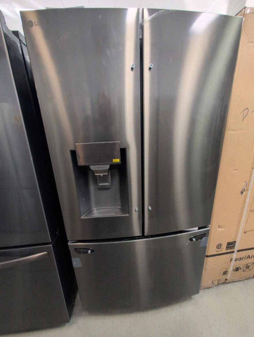 LRFS28XBD - RÉFRIGÉRATEURS - LG - Trois portes avec porte à deux battants - Acier inoxydable Noir - Boîte Ouverte