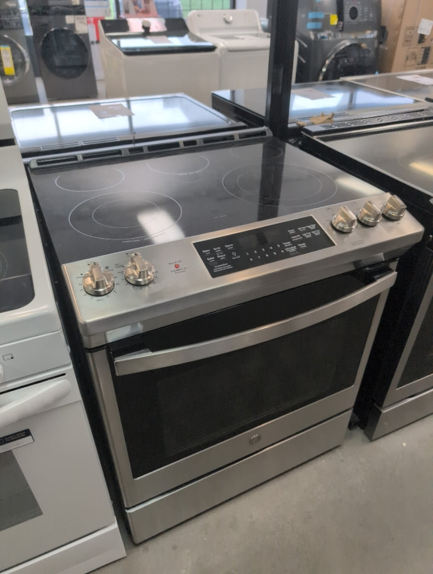 JCS840SMSS - RANGES - GE - Electric - Stainless Steel - Open Box - BonPrix Électroménagers