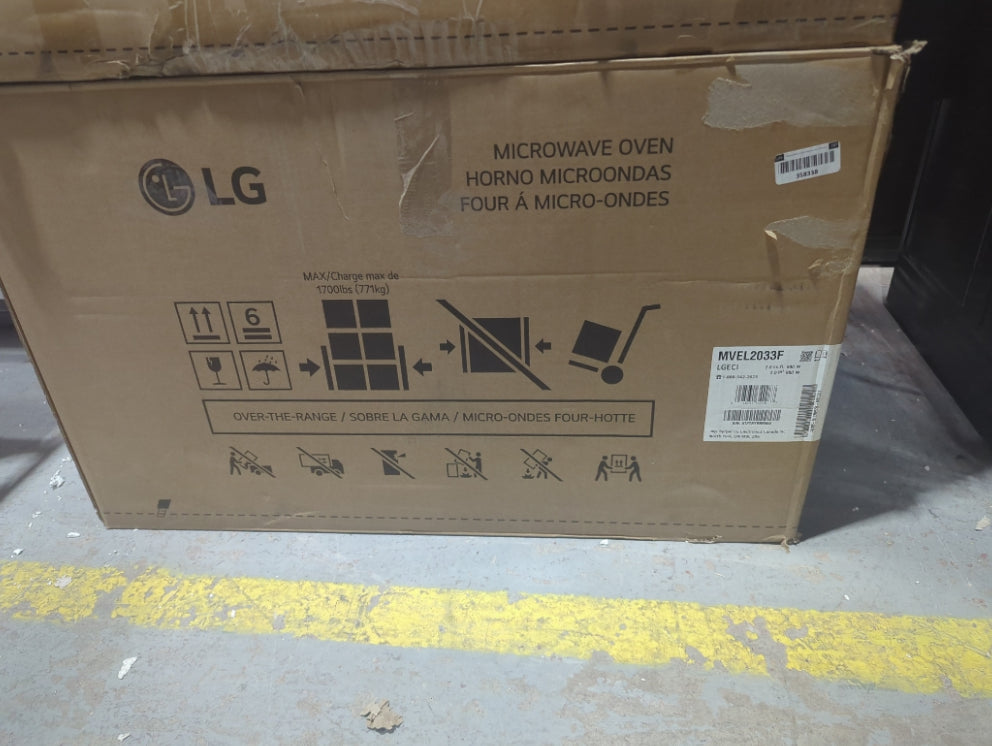 MVEL2033F - MICROWAVES OVENS - LG - Over-The-Range - Stainless Steel - Open Box