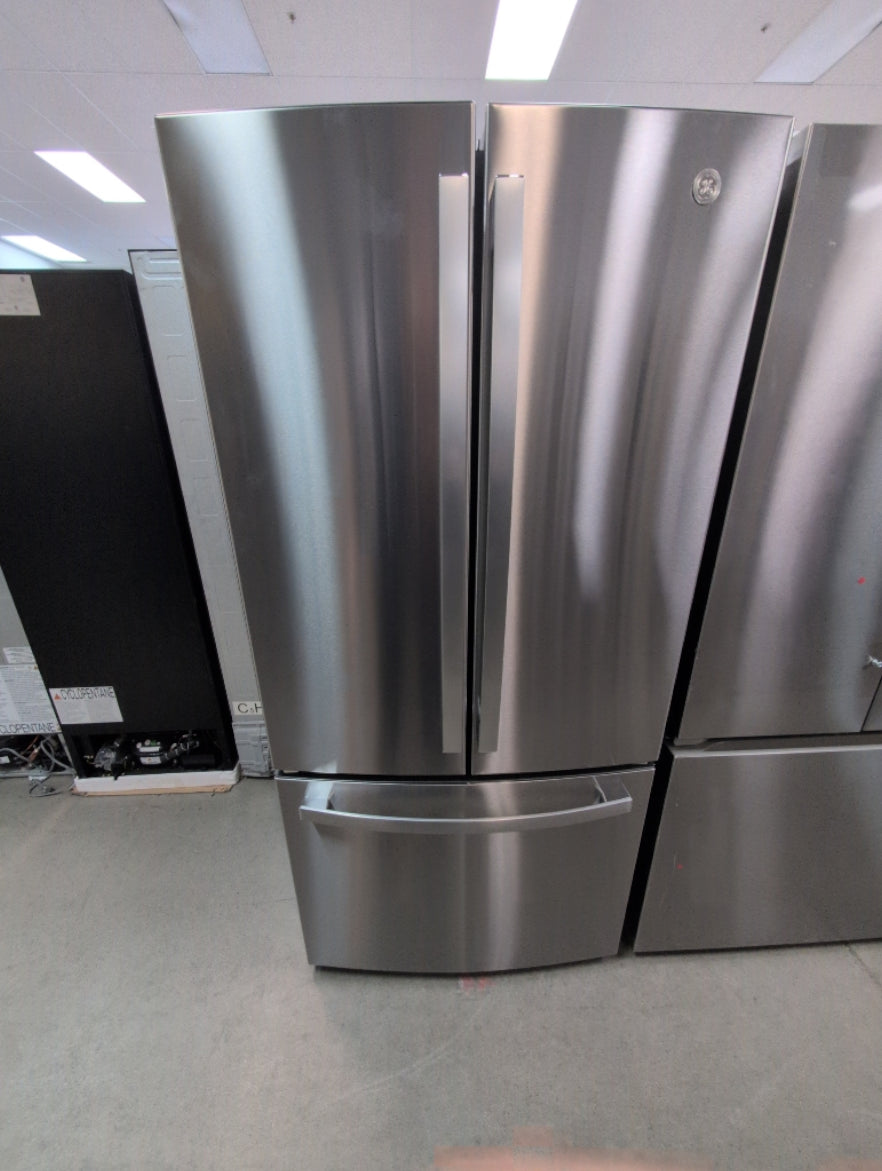 GWE19OYLFS - REFRIGERATORS - GE - French 3-Door - Stainless Steel - Open Box - BonPrix Électroménagers