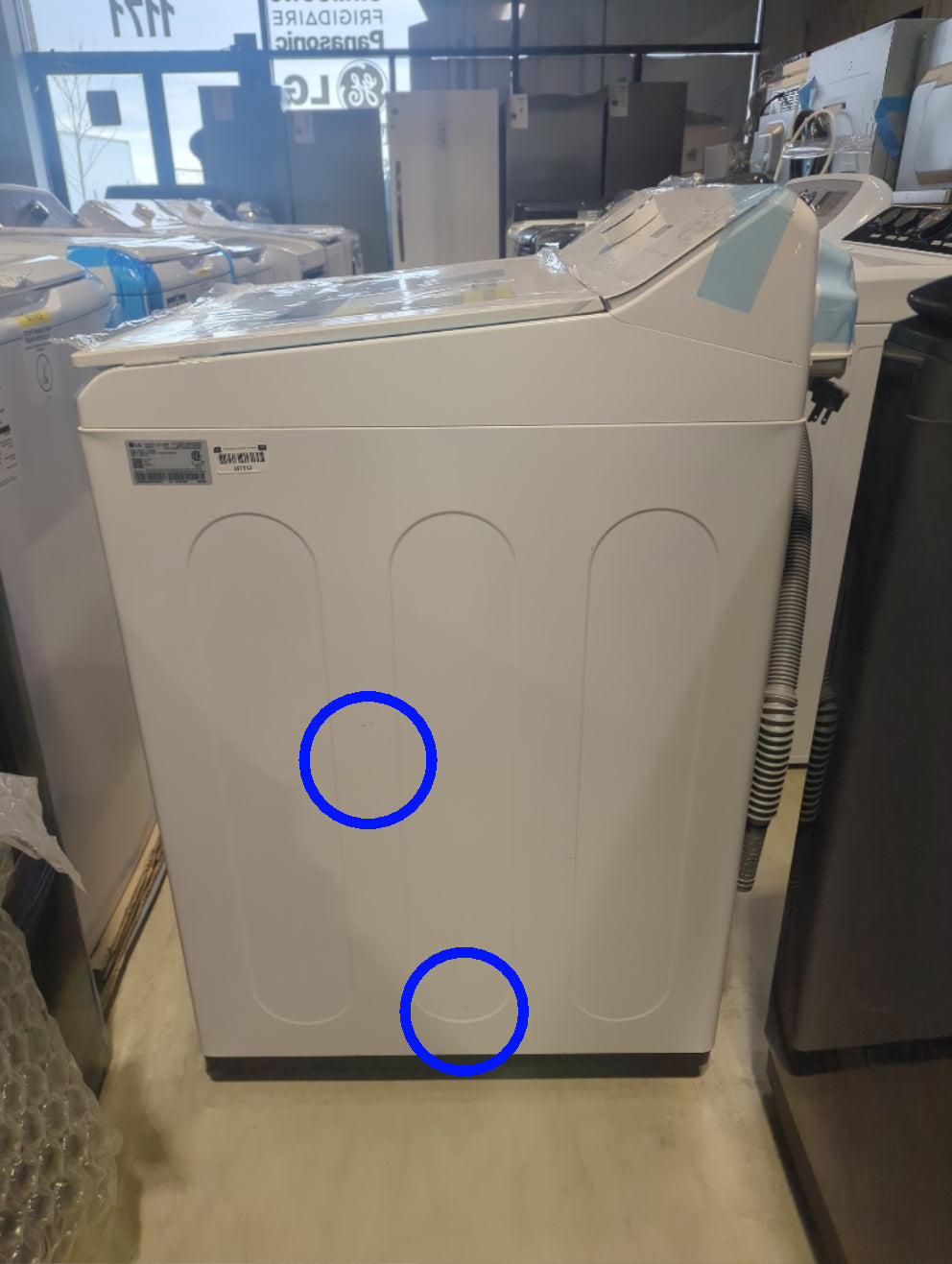 WT8200CW - WASHERS - LG - Top Loading - White - Open Box - BonPrix Électroménagers