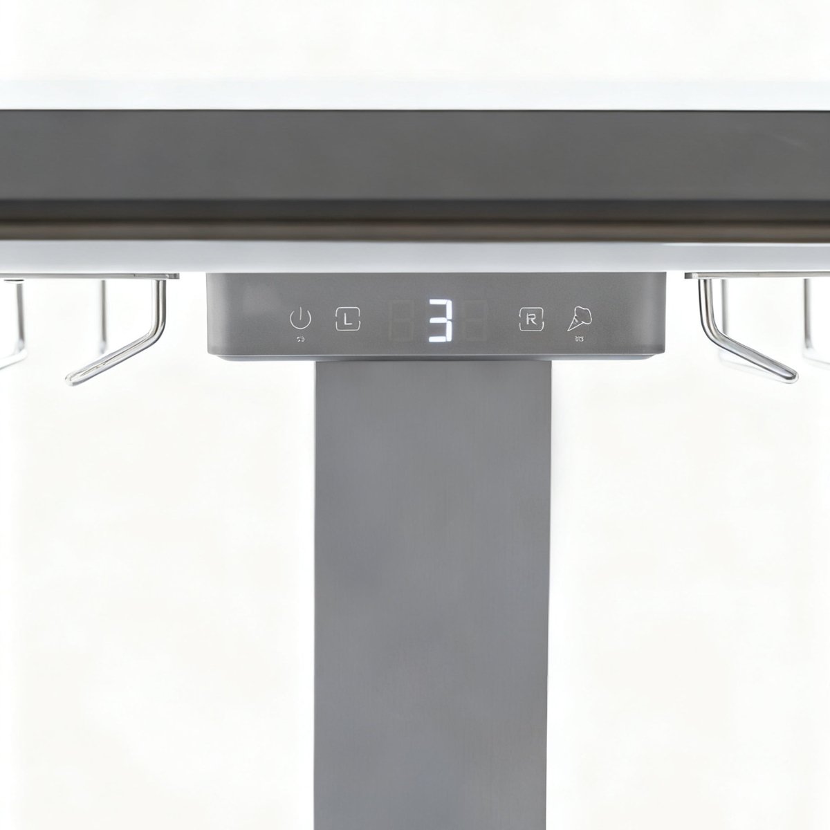 Elevato Smart Bar Table in White, 5.3 cu.ft fridge and freezer with Bluetooth control - BonPrix Électroménagers