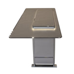 Elevato Smart Bar Table, Sandstone Black, 5.3 cu.ft fridge and freezer with Bluetooth control - BonPrix Électroménagers