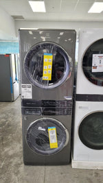 ELTE760CAT - LAUNDRY CENTERS - Electrolux - Stacked Washer/Dryer - Electric - Titanium - Open Box - BonPrix Électroménagers