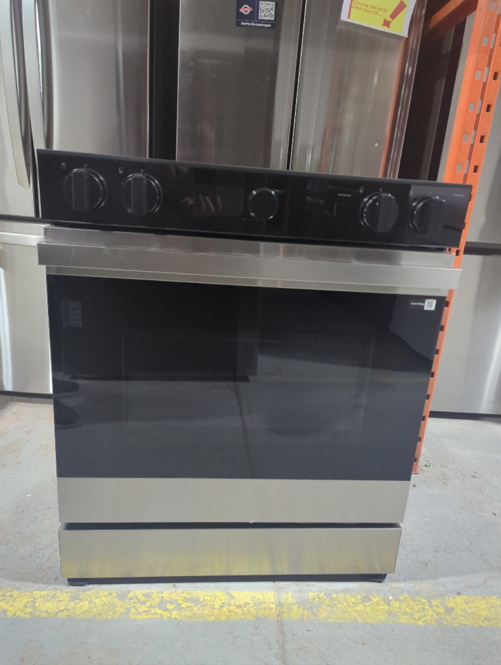 NSE6DG8500SRAC - RANGES - Samsung - Electric - Stainless Steel - Open Box - BonPrix Électroménagers