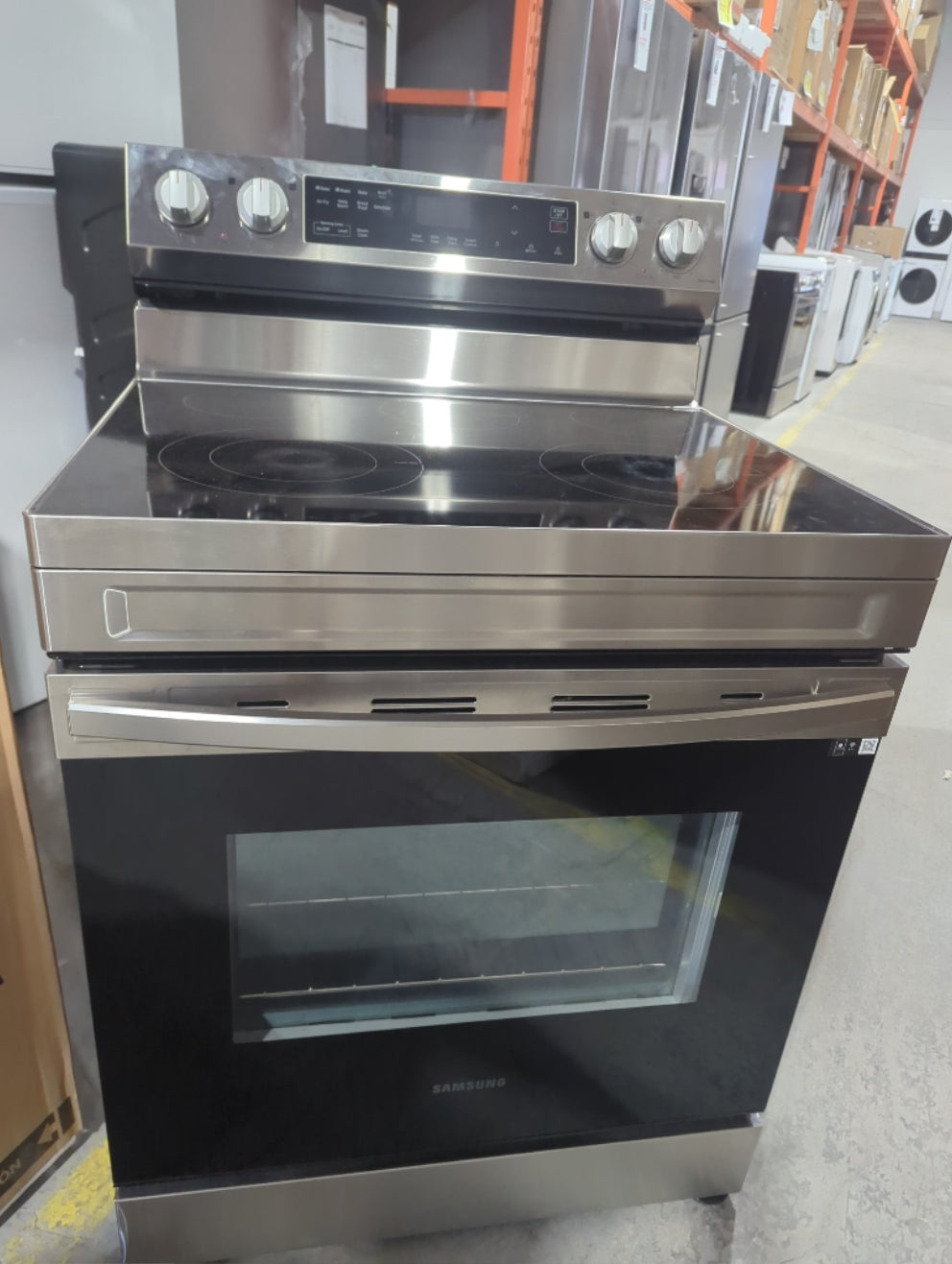 NE63A6515SS - RANGES - Samsung - Electric - Stainless Steel - Open Box - BonPrix Électroménagers