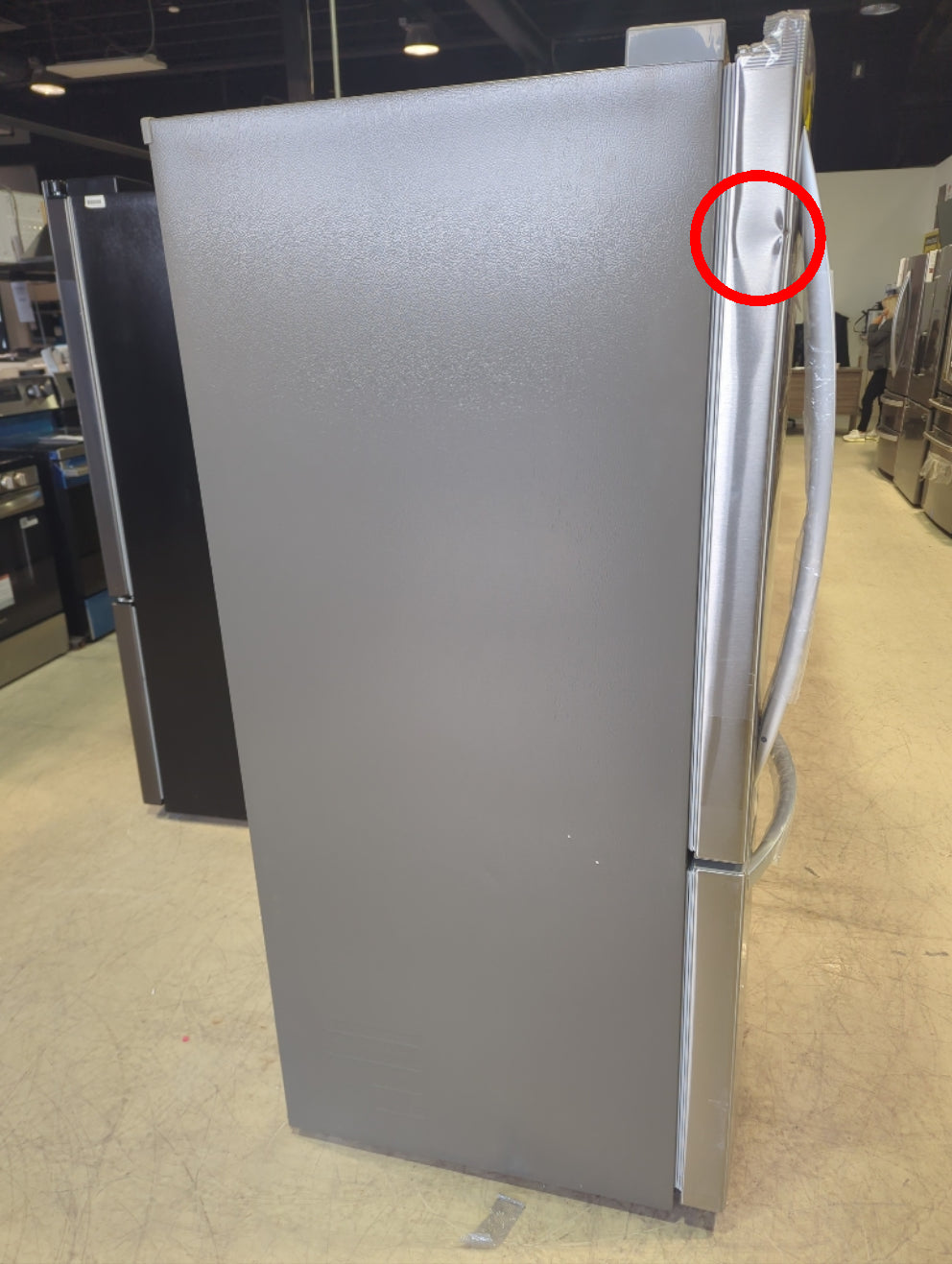 LRDNS2200S - REFRIGERATORS - LG - Bottom Freezer - Stainless Steel - Open Box - BonPrix Électroménagers