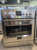 F6PDF304S1 - RANGES - Fulgor Milano - Dual Fuel - Stainless Steel - Open Box - BonPrix Électroménagers
