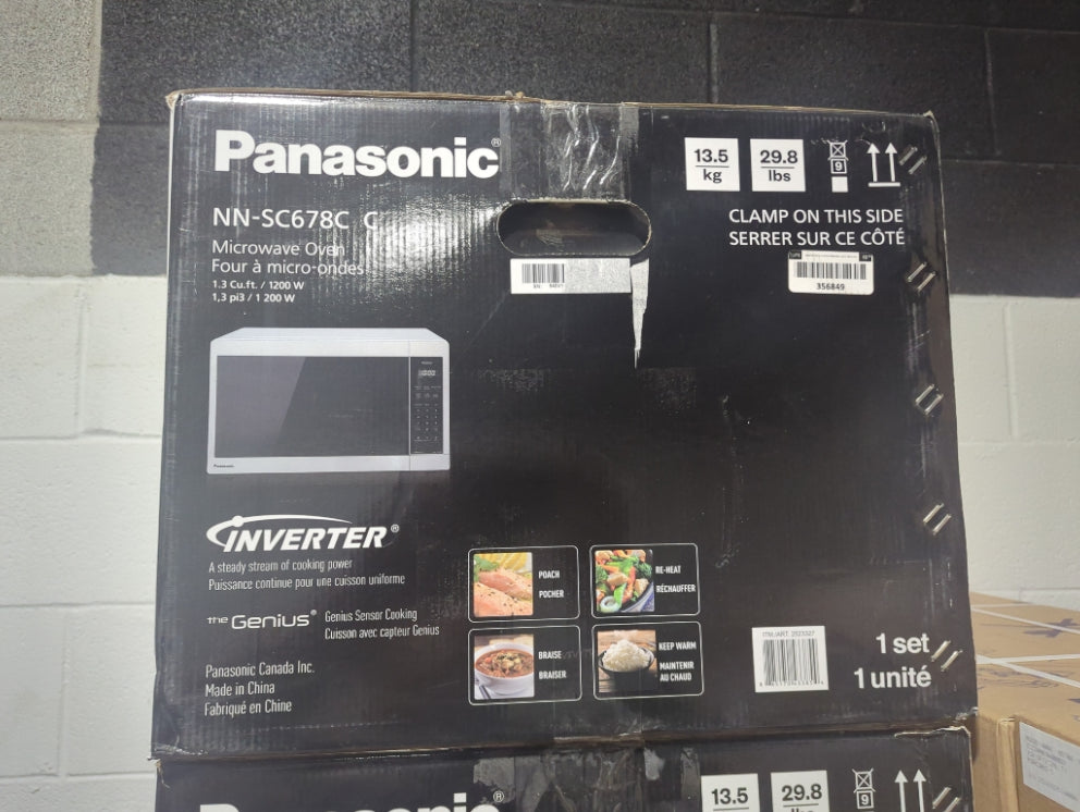 NNSC678CC - MICROWAVES OVENS - Panasonic - Countertop - Stainless Steel - Open Box