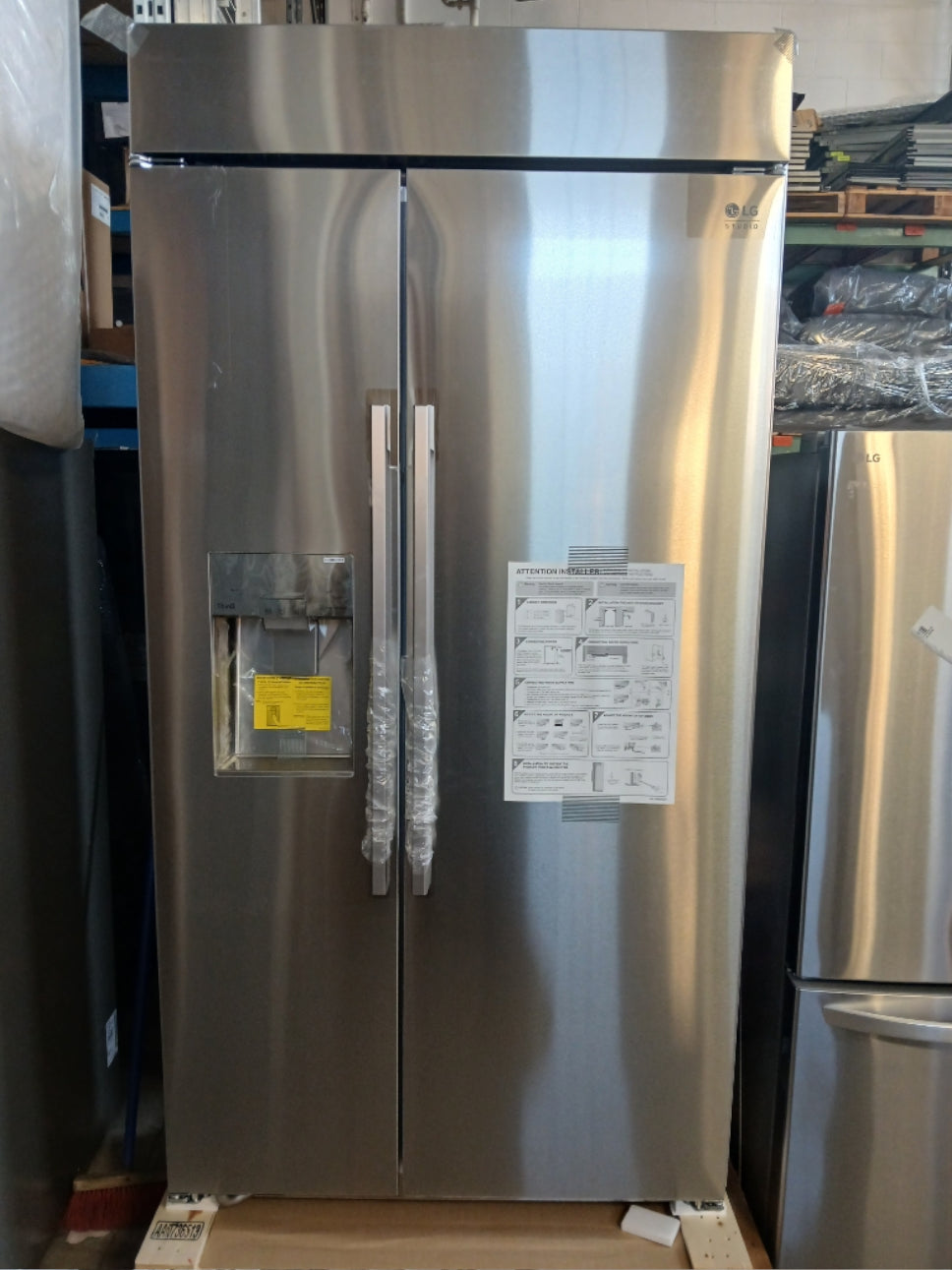 SRSXB2622S - REFRIGERATORS - LG - Side by side - Stainless Steel - Open Box - BonPrix Électroménagers