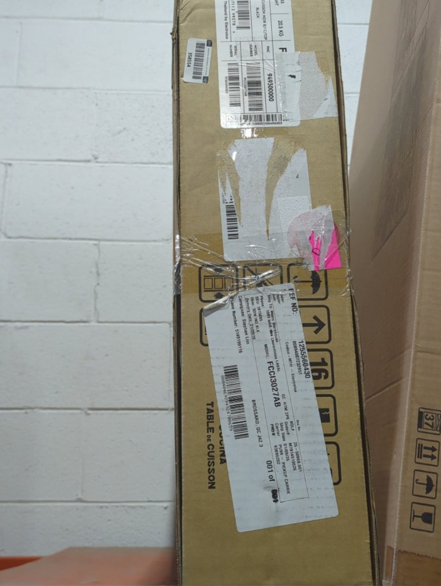FCCI3027AB - COOKTOPS - Frigidaire - Induction - Black - Open Box - BonPrix Électroménagers
