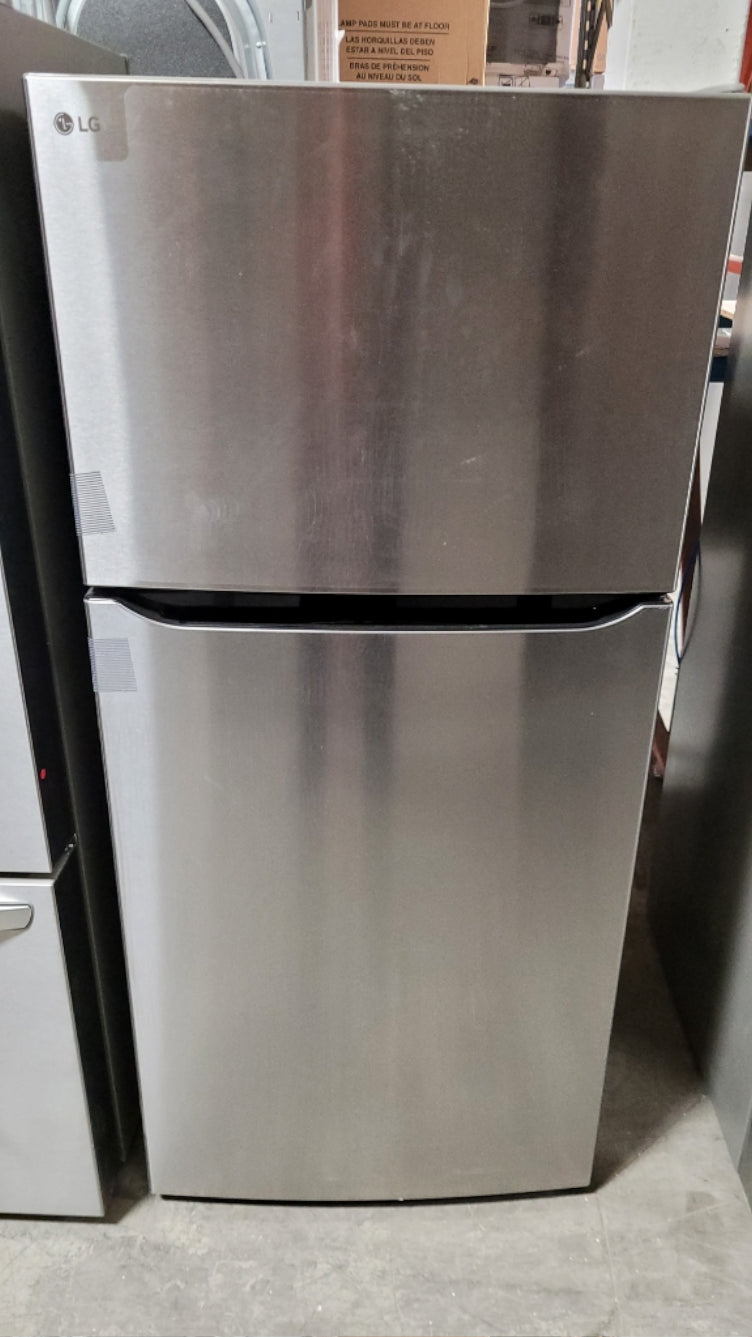 LTCS20020S - REFRIGERATORS - LG - Top Freezer - Stainless Steel - Open Box - BonPrix Électroménagers